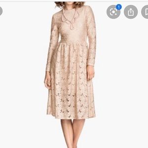 Blush pink dress H&M size XS